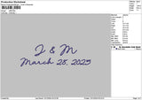 March28 Embroidery File 6 sizes