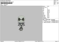 Jack Chibi 1906 Embroidery File 6 sizes