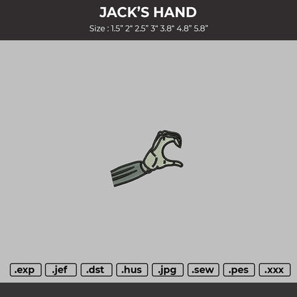 Jack's hand Embroidery File 6 sizes (Copy)