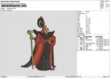 Jafar 01 Embroidery File 6 sizes