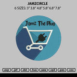 Jamzcircle Embroidery File 6 sizes