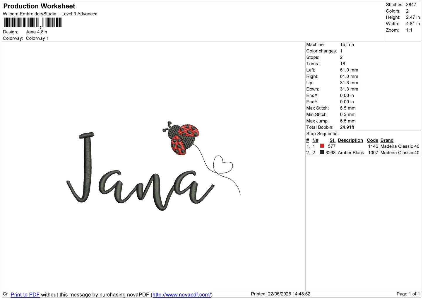 ALL NAMES Embroidery File 6 size
