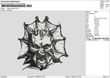 Monster 1110 Embroidery File 6 sizes