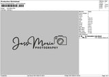 Marietext 01 Embroidery File 6 sizes