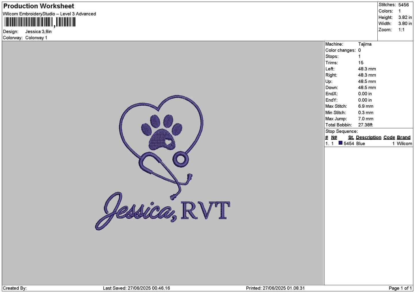 Jessica Raelene Embroidery 2 Files