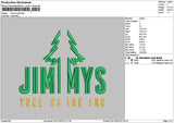 Jimmystext Splits Embroidery File 6 sizes