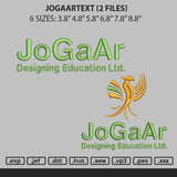 Jogaartext Embroidery 2 Files