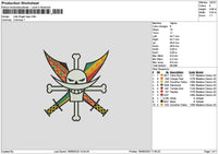 Roger 1808 Embroidery File 6 sizes