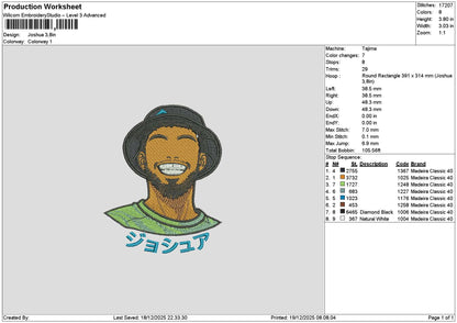 Photoflat 1912 Embroidery File 6 sizes