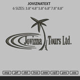 Joviznatext Embroidery File 6 sizes