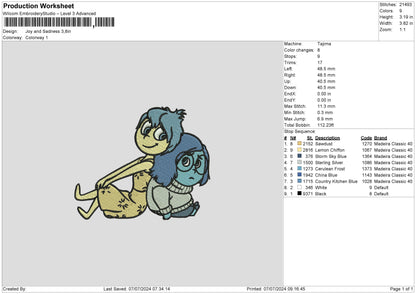 Joy02 Embroidery File 6 sizes