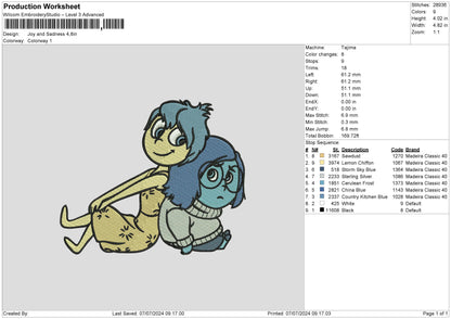 Joy02 Embroidery File 6 sizes