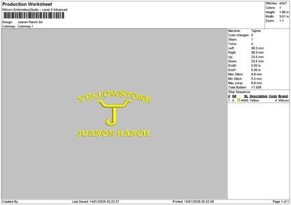 Junaontext Embroidery File 6 sizes