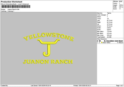 Junaontext Embroidery File 6 sizes