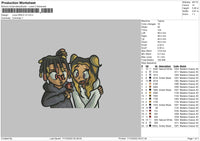 Juice Wrld V3 Embroidery File 6 sizes