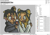 Juice Wrld V3 Embroidery File 6 sizes