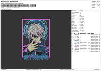 Jujutsu K 1605 Embroidery File 6 sizes