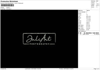 Juliart Embroidery File 4 sizes