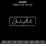 Juliart Embroidery File 4 sizes