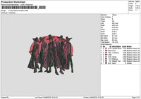 Men 0408 Embroidery File 6 sizes