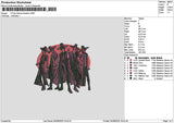 Men 0408 Embroidery File 6 sizes