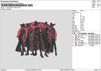 Men 0408 Embroidery File 6 sizes