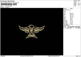 Eagleoutline 03 Embroidery File 6 sizes