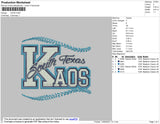 Kaos Embroidery File 4 size