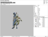 Kakashi Hatake V2 Embroidery File 4 sizes