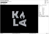 Kalatext Embroidery File 6 sizes