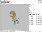 Kanye M Embroidery File 4 size