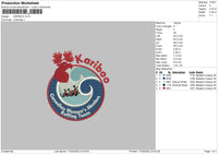 Kariboo Embroidery File 4 size