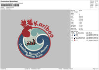 Kariboo Embroidery File 4 size