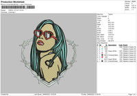 Karol G Flat Embroidery File 5 sizes