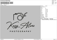 Kary Alves Embroidery File 4 size