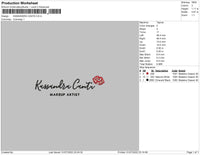 Kassandra Canta Embroidery File 4 sizes