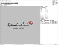 Kassandra Canta Embroidery File 4 sizes