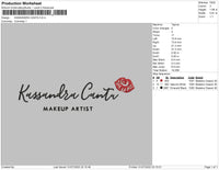 Kassandra Canta Embroidery File 4 sizes