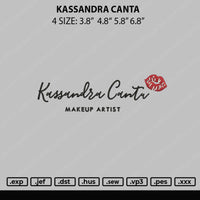 Kassandra Canta Embroidery File 4 sizes
