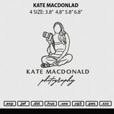 Kate Macdonald Embroidery File 4 size