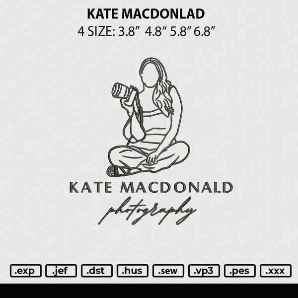 Kate Macdonald Embroidery File 4 size