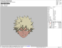 Katsuki Embroidery File 5 size