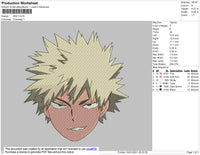 Katsuki Embroidery File 5 size