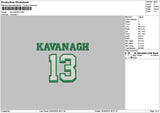 Kavanaghtext Embroidery File 6 sizes