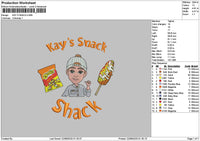 Kaystext Embroidery File 6 sizes