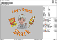 Kaystext Embroidery File 6 sizes