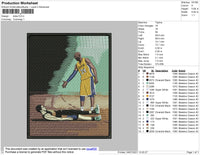 Kobe Square Embroidery File 4 size