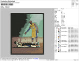 Kobe Square Embroidery File 4 size