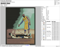 Kobe Square Embroidery File 4 size