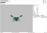 KC Embroidery File 5 sizes